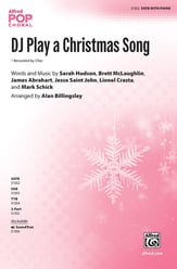 DJ Play a Christmas Song SATB choral sheet music cover